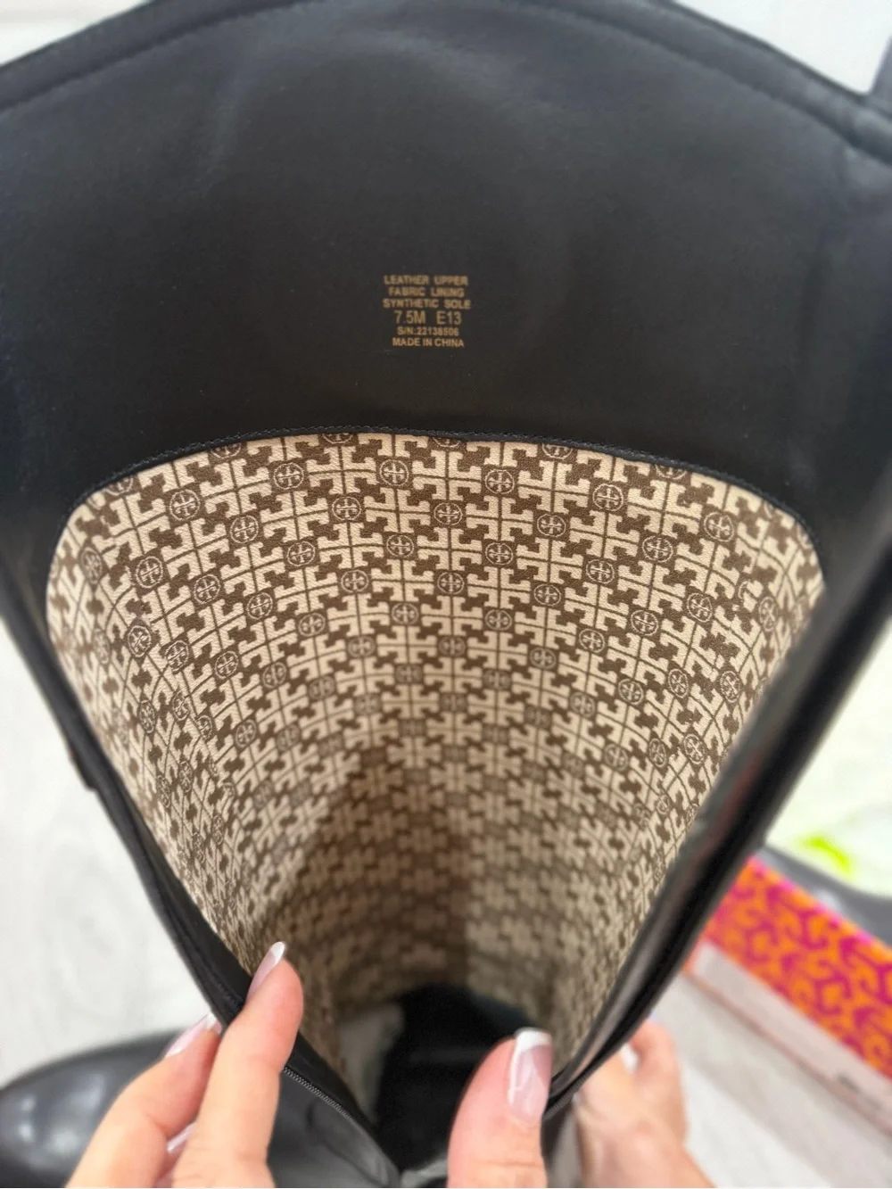 Tory Burch Riding Boots size 7.5